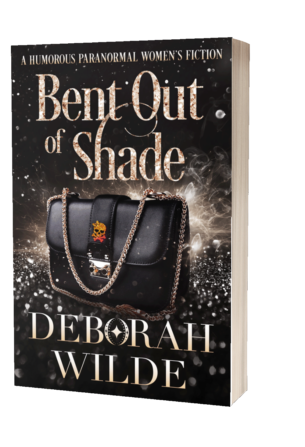 Paperback cover of "Bent Out of Shade" by Deborah Wilde.