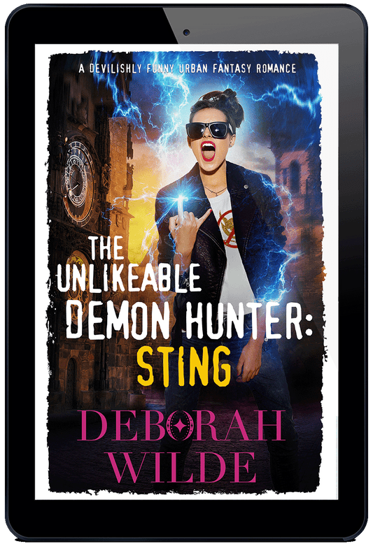 Ebook cover of "Unlikeable Demon Hunter: Sting" by Deborah Wilde.