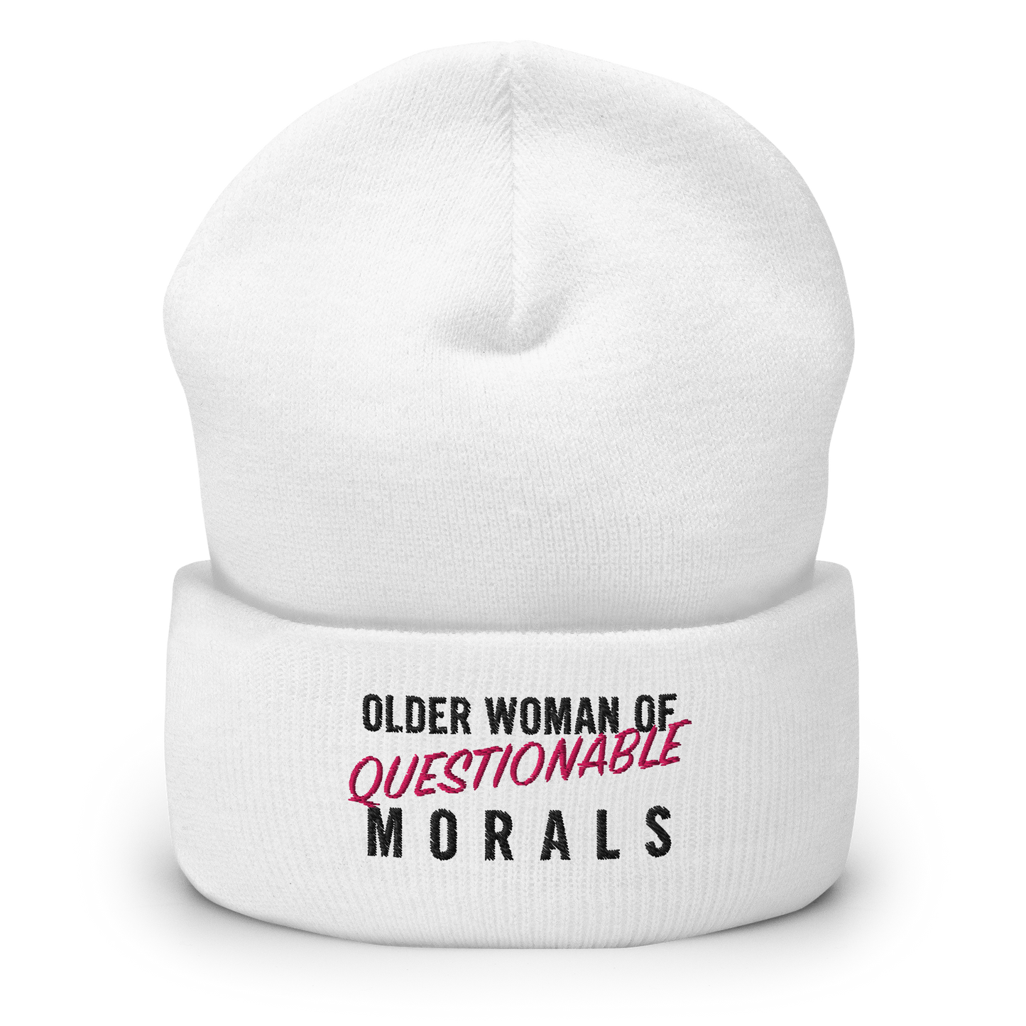 "Older Woman of Questionable Morals" Toque (Light Color)