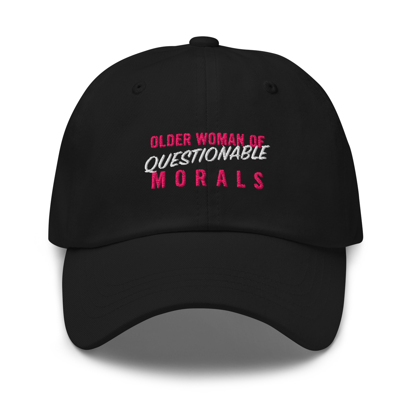 "Older Woman of Questionable Morals" Baseball Cap