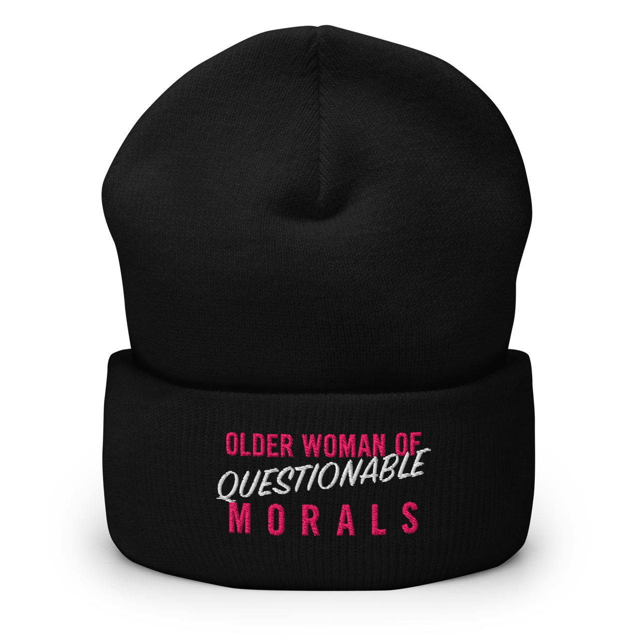 “Older Woman of Questionable Morals” Toque (Dark Color)