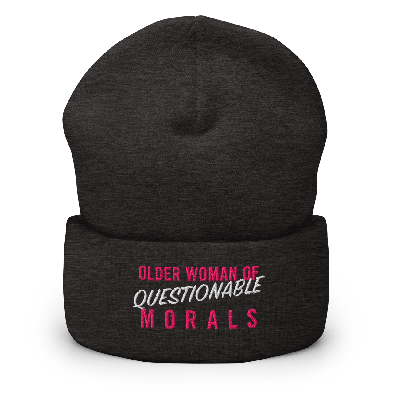 "Older Woman of Questionable Morals" Toque (Dark Color)
