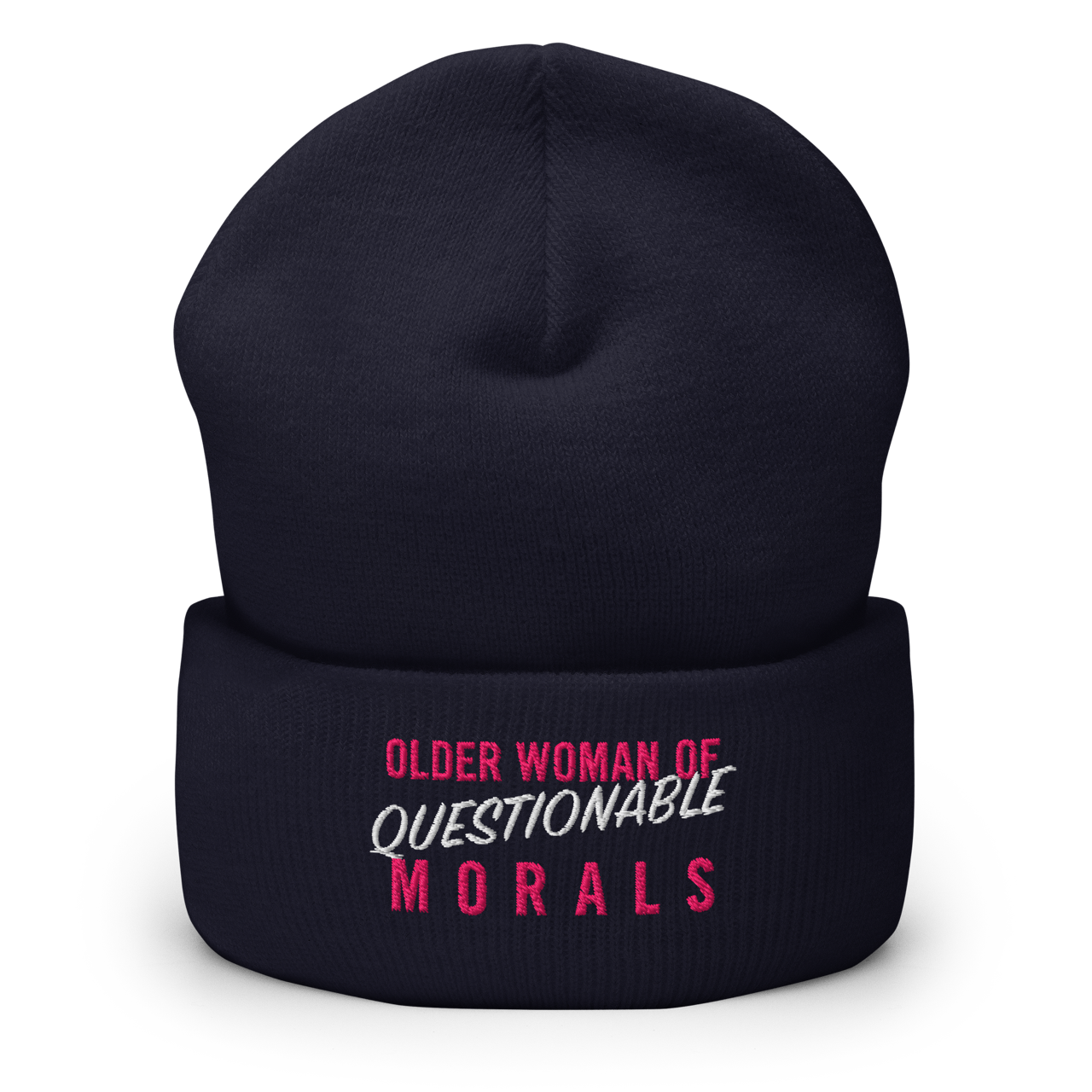 "Older Woman of Questionable Morals" Toque (Dark Color)