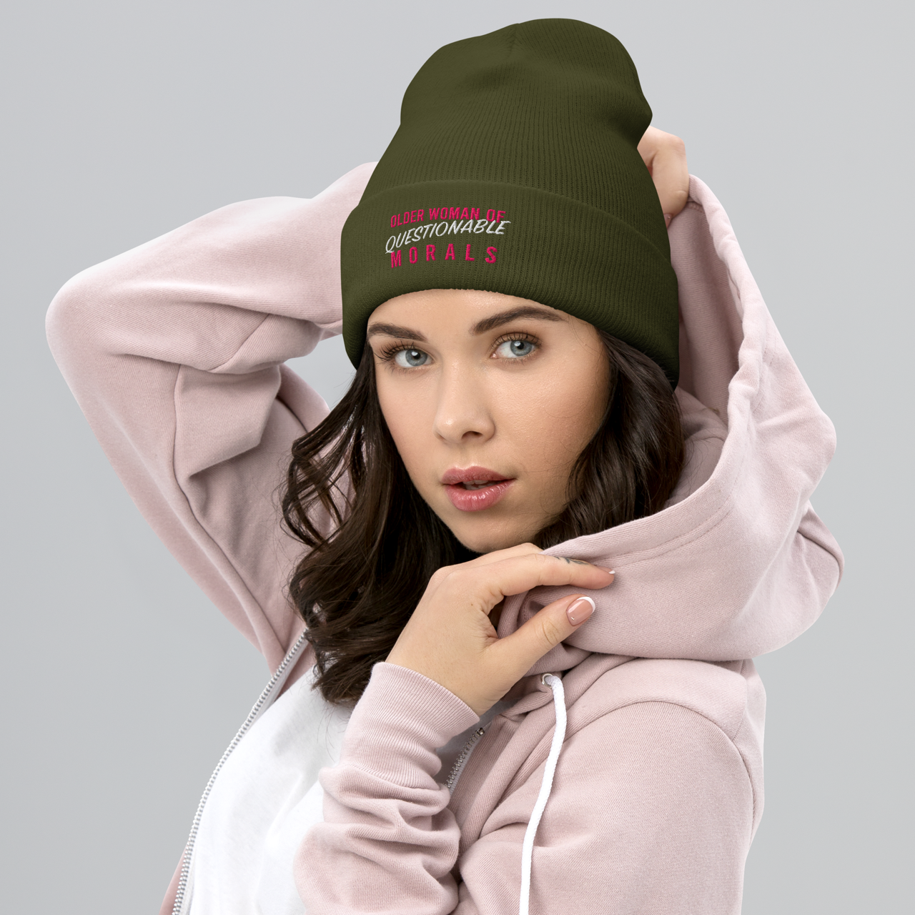 "Older Woman of Questionable Morals" Toque (Dark Color)