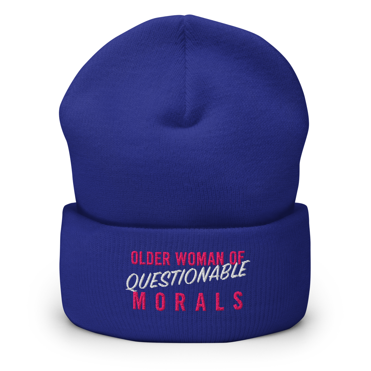 "Older Woman of Questionable Morals" Toque (Dark Color)
