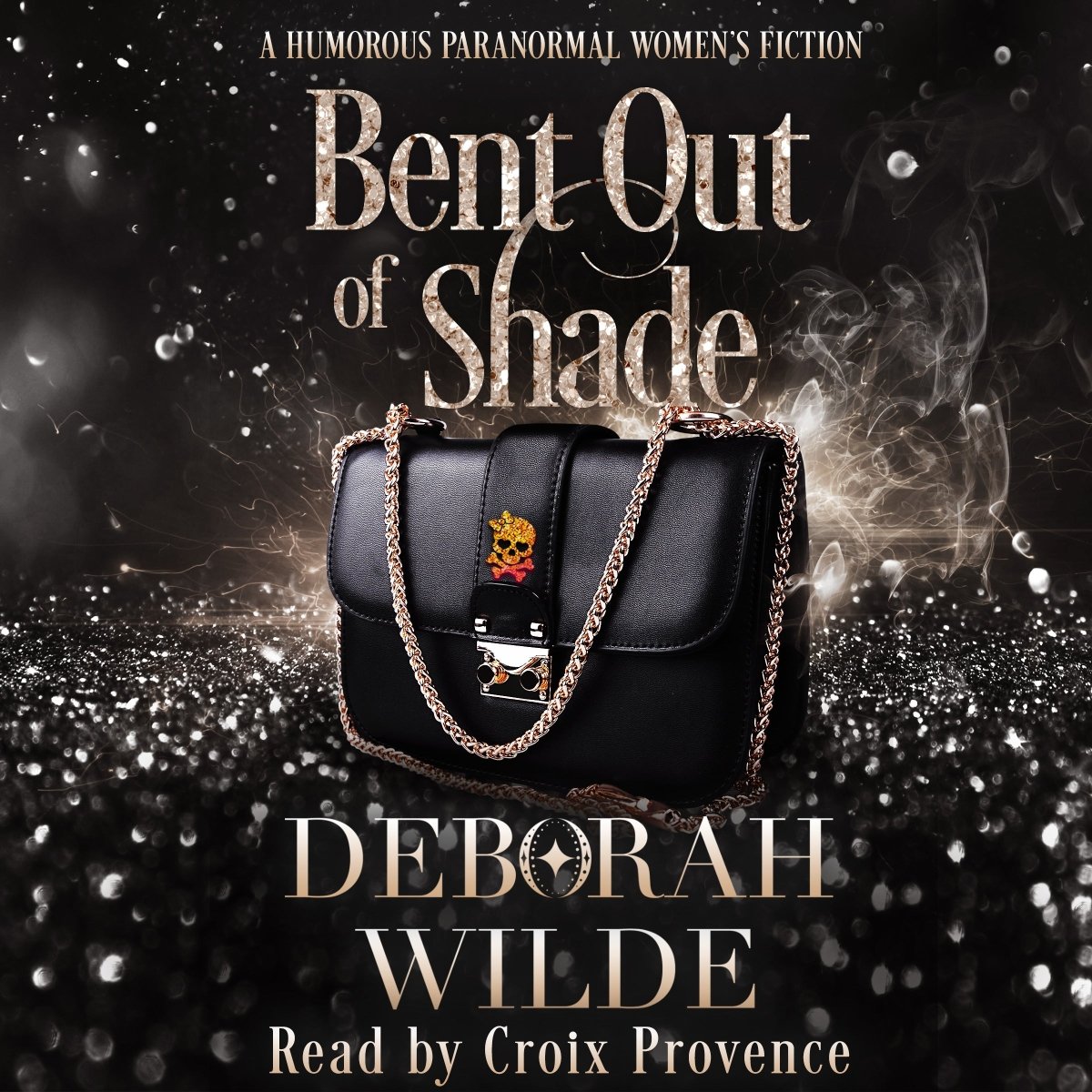 Audiobook cover for "Bent Out of Shade" by Deborah Wilde.