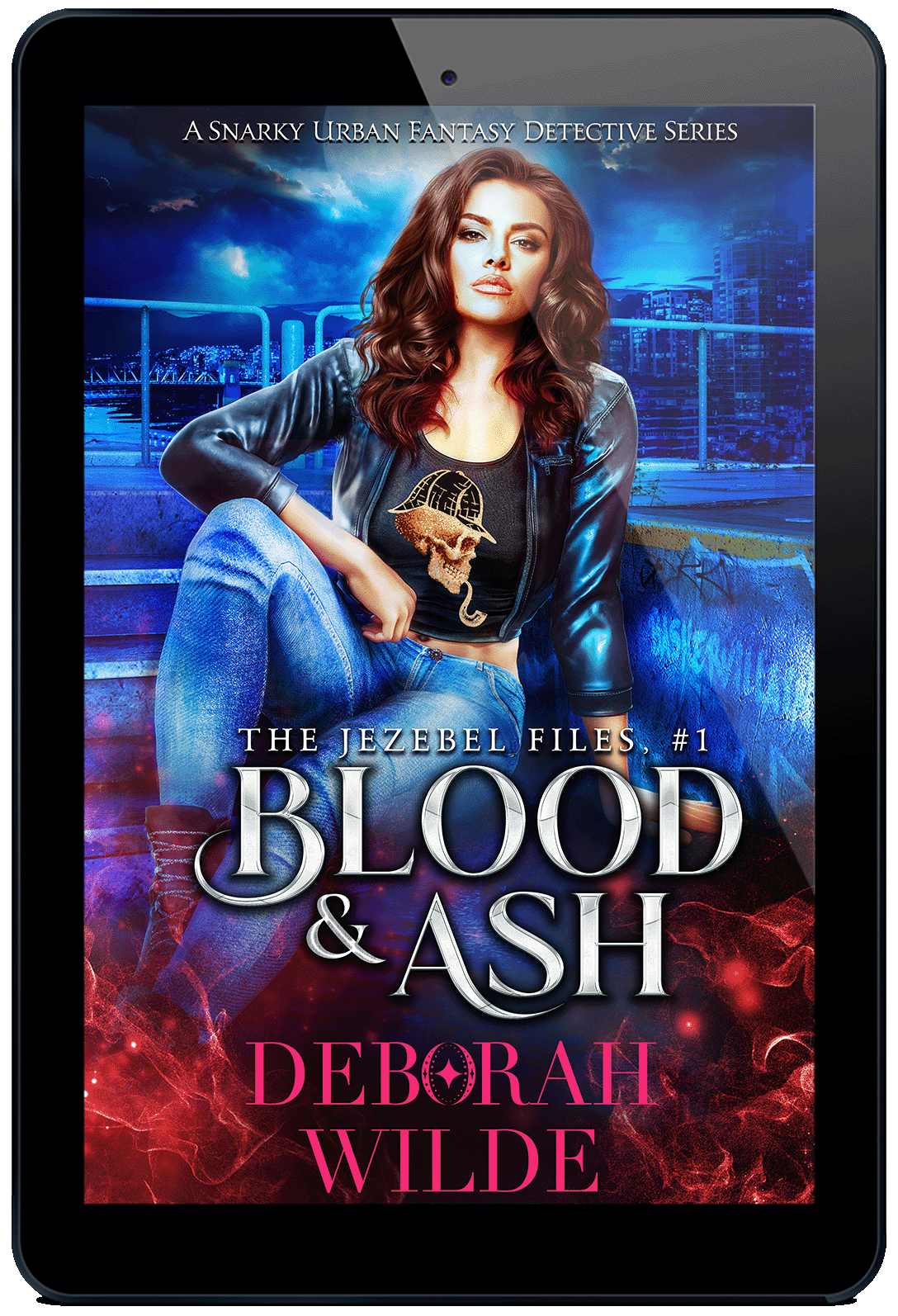 Blood & Ash: Jezebel Files #1. A snarky urban fantasy detective series by Deborah Wilde