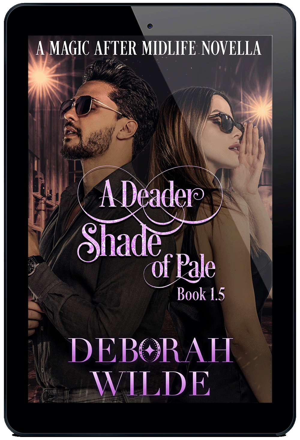 Ebook cover of "A Deader Shade of Pale" a novella by Deborah Wilde. Book 1.5 in "Magic After Midlife".
