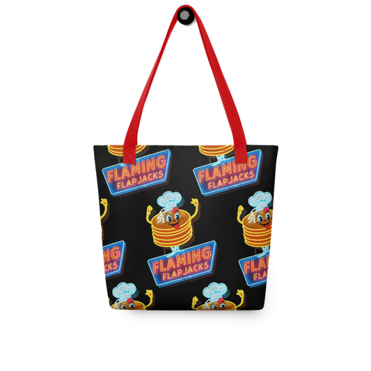 Flaming Flapjacks Diner Logo Tote
