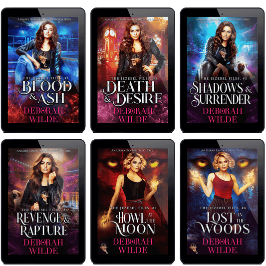 All 6 ebooks in the Jezebel Files. A snarky urban fantasy detective series by Deborah Wilde.