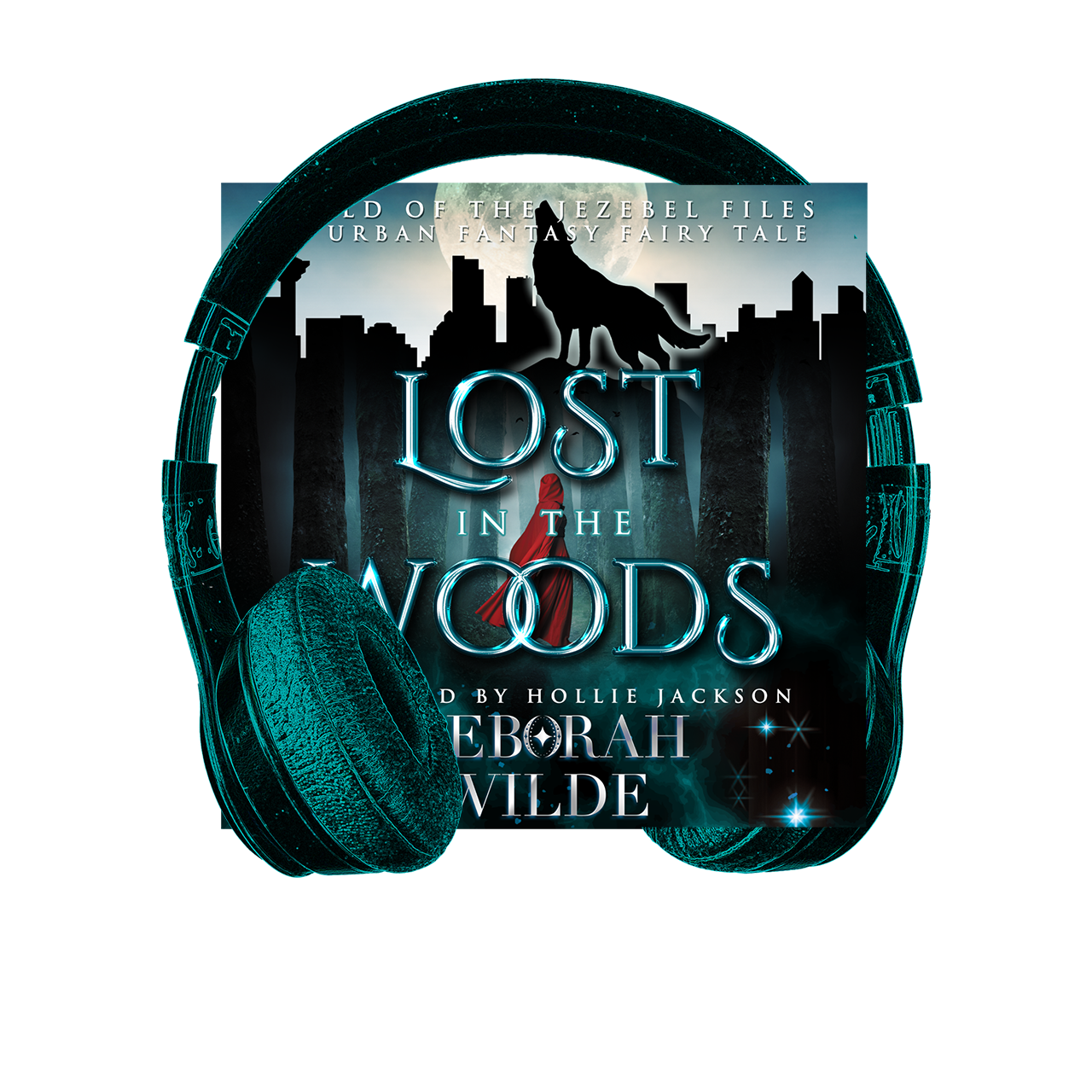 Lost in the Woods audiobook by Deborah Wilde. Read by Hollie Jackson. The World of the Jezebel Files.
