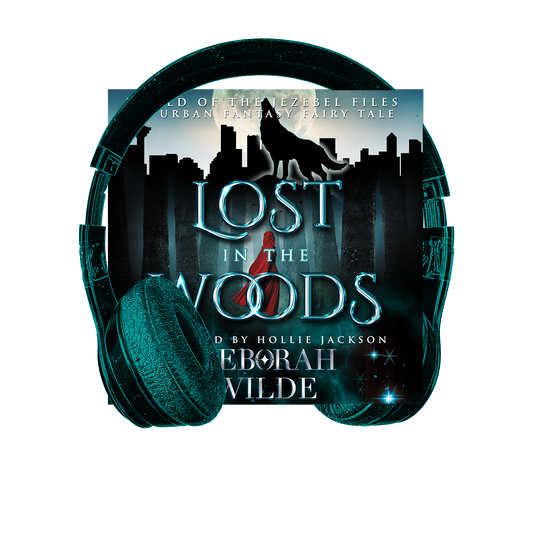 Lost in the Woods audiobook by Deborah Wilde. Read by Hollie Jackson. The World of the Jezebel Files.