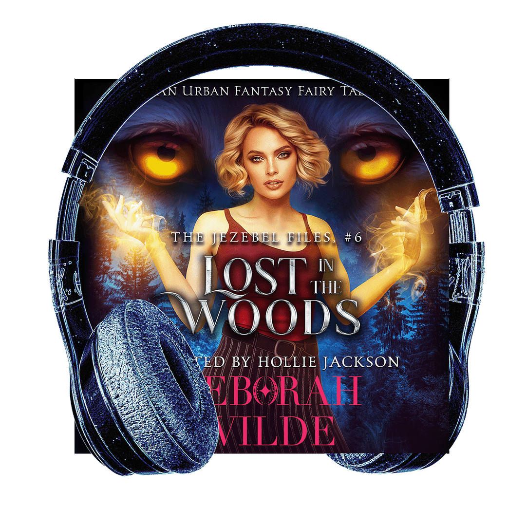 Lost in the Woods audiobook, an urban fantasy fairytale by Deborah Wilde. Read by Hollie Jackson.