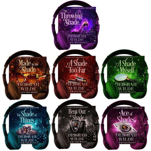 All 7 Audiobooks in "Magic After Midlife" a paranormal women's fiction by bestselling author Deborah Wilde.