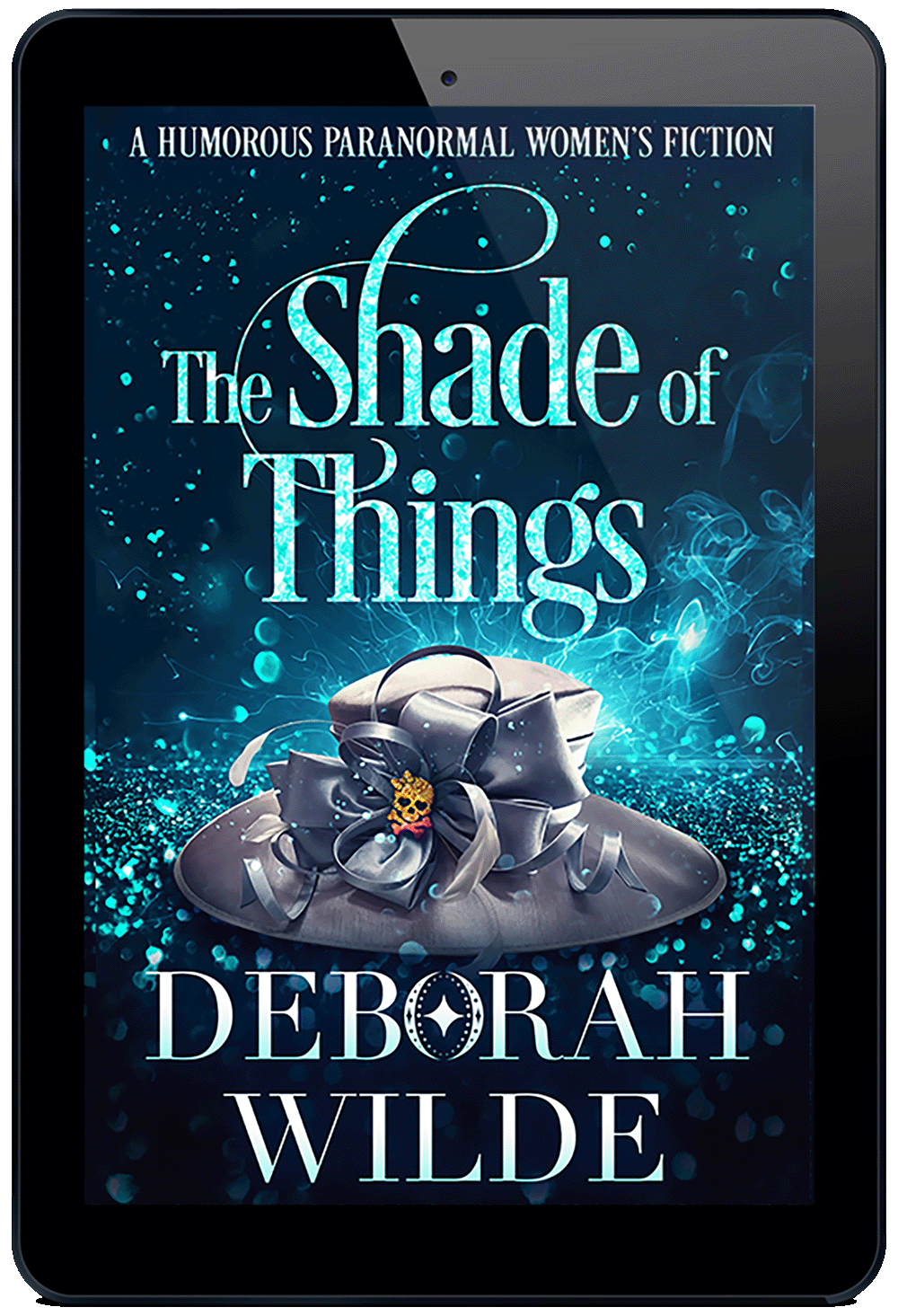 Cover to The Shade of Things: Magic After Midlife book 5. A humorous paranormal women's fiction by Deborah Wilde.