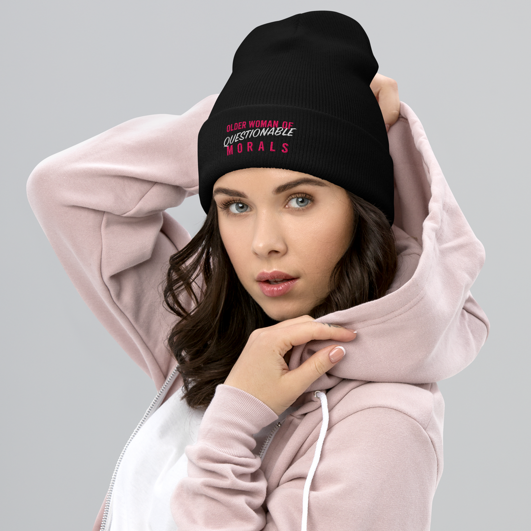 "Older Woman of Questionable Morals" Toque (Dark Color)