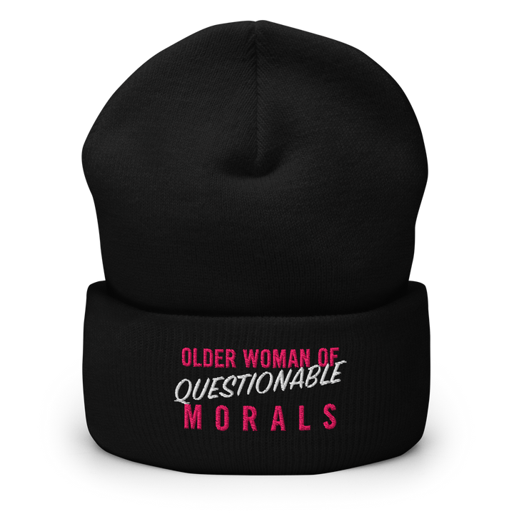 "Older Woman of Questionable Morals" Toque (Dark Color)