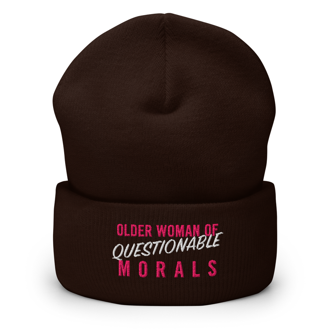 "Older Woman of Questionable Morals" Toque (Dark Color)