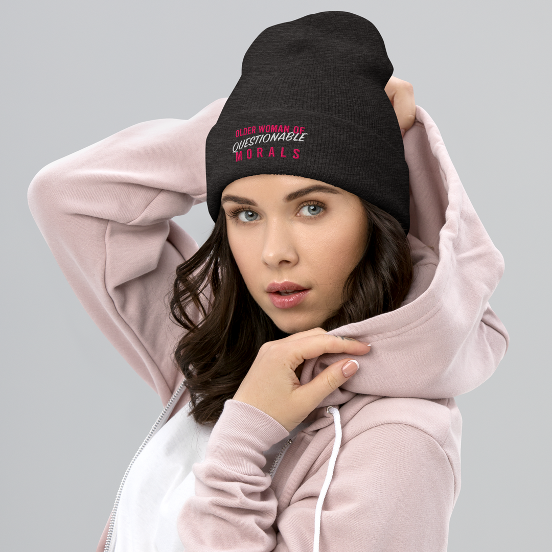 "Older Woman of Questionable Morals" Toque (Dark Color)