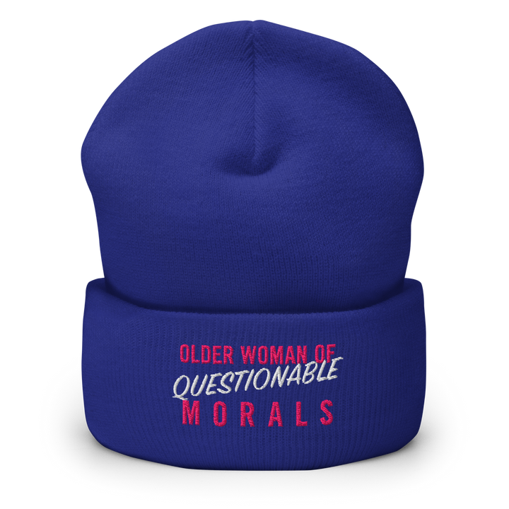 "Older Woman of Questionable Morals" Toque (Dark Color)
