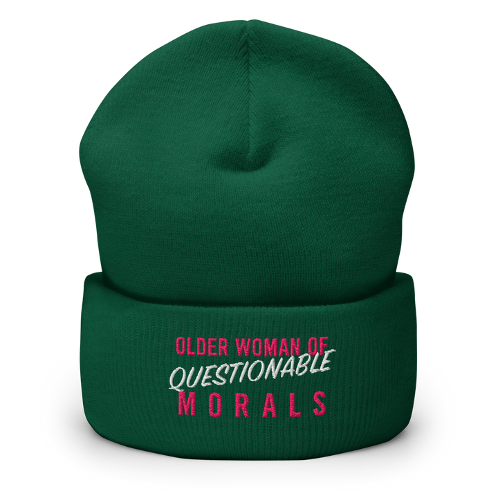 "Older Woman of Questionable Morals" Toque (Dark Color)