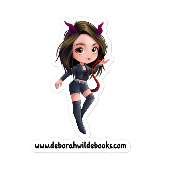 Aviva Half-Demon Chibi Stickers