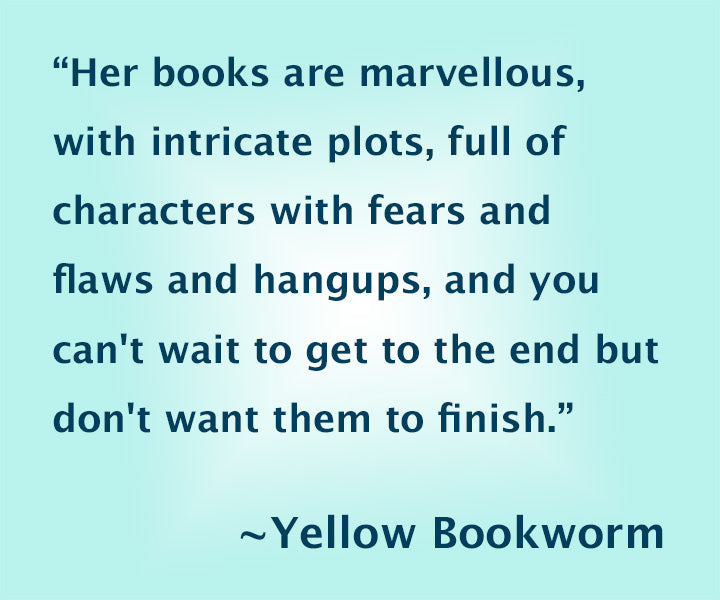 "Her books are marvellous..." testimonial for award winning author Deborah Wilde.